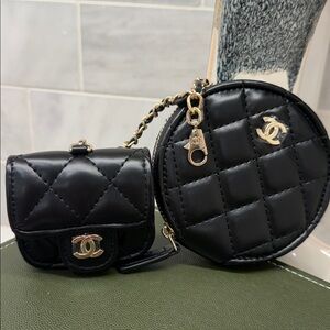 Chanel Quilted Coin Purse & AirPod Case